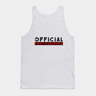 Official Photographer Paparazzi Tank Top